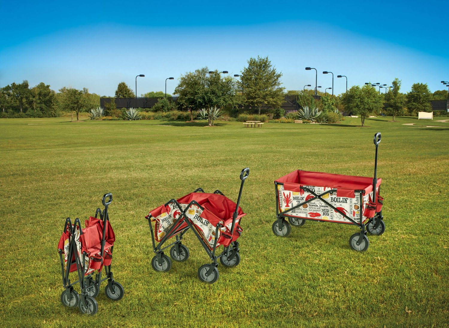 Academy Sports + Outdoors Crawfish Print Folding Multipurpose Wagon - view number 5