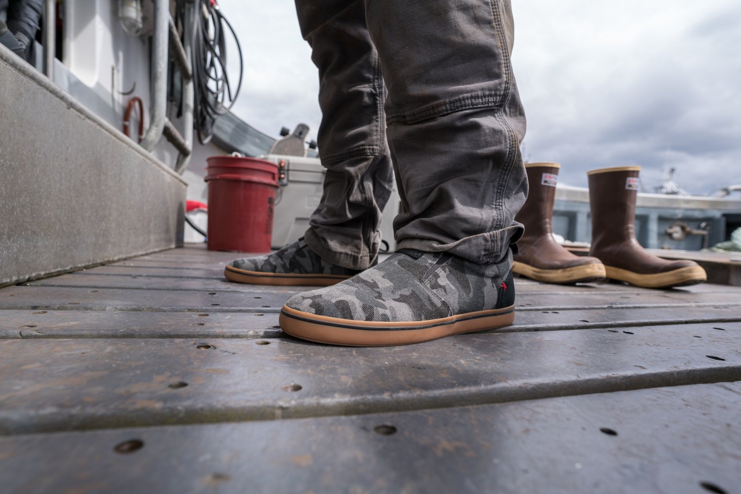 Xtratuf Men's Sharkbyte Canvas Shoes Free Shipping at Academy