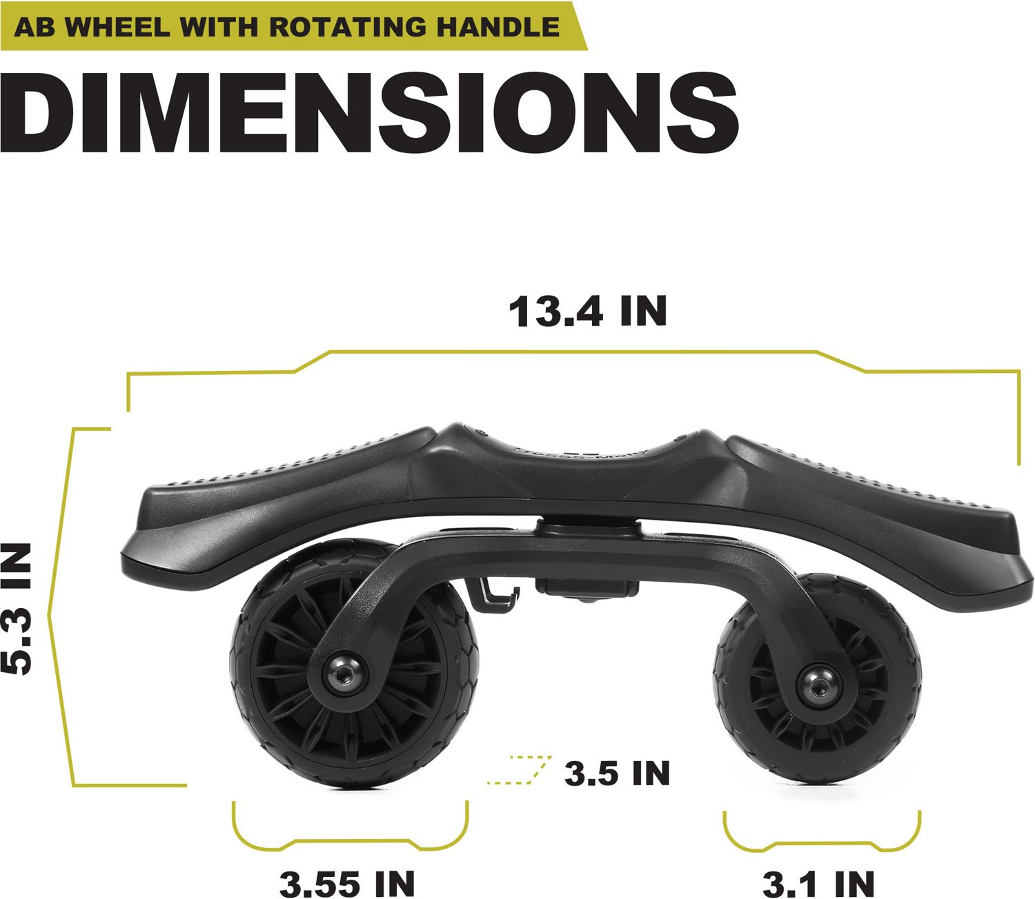 PRCTZ Rotating Handle Ab Wheel - view number 2