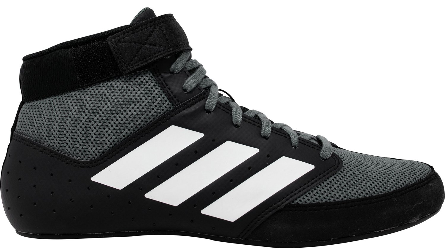 adidas Mat Wizard Men's Wrestling Shoes, Royal/White/Grey, Size 7