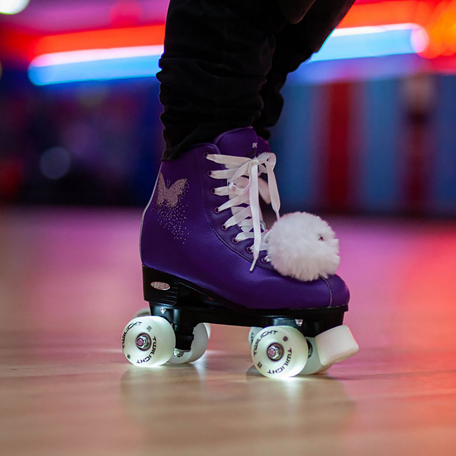 Epic Skates Butterfly Light-Up Quad Roller Skates                                                                                - view number 6