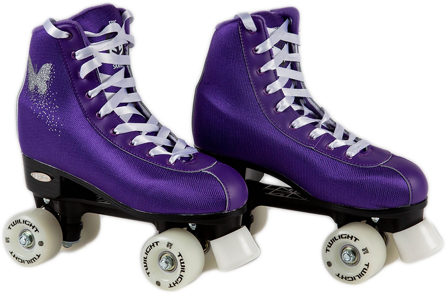 Epic Skates Butterfly Light-Up Quad Roller Skates                                                                                - view number 2