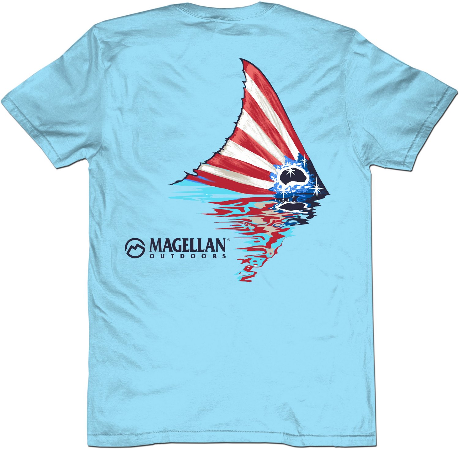 Magellan Outdoors Men's USA Redfish Tail T-Shirt