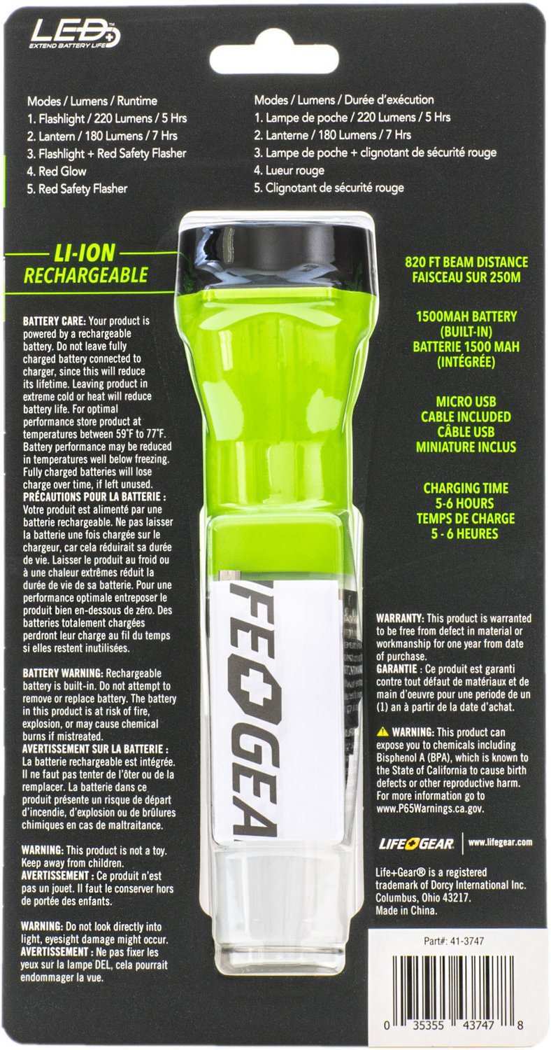 Life Gear USB Rechargeable Adventure Power Light                                                                                 - view number 6