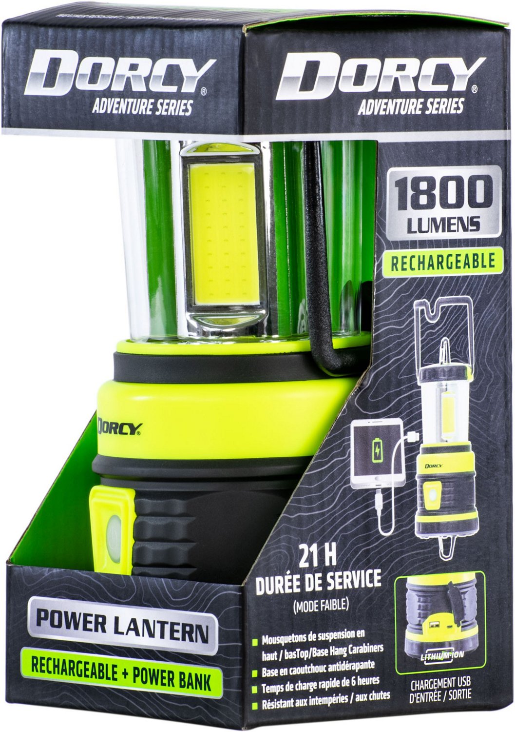 Dorcy 1800 Lumen USB Rechargeable Lantern