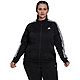 adidas Women's Tricot 3-Stripes Plus Size Jacket                                                                                 - view number 1 selected