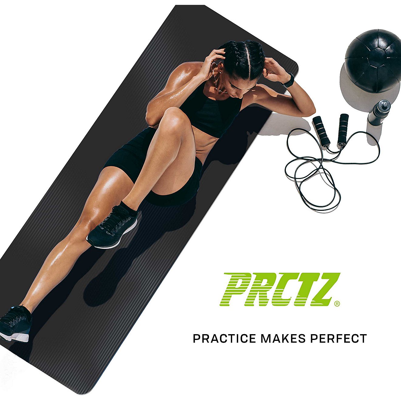 PRCTZ All-Purpose 12mm Fitness Mat for Home Workout and Yoga                                                                     - view number 5