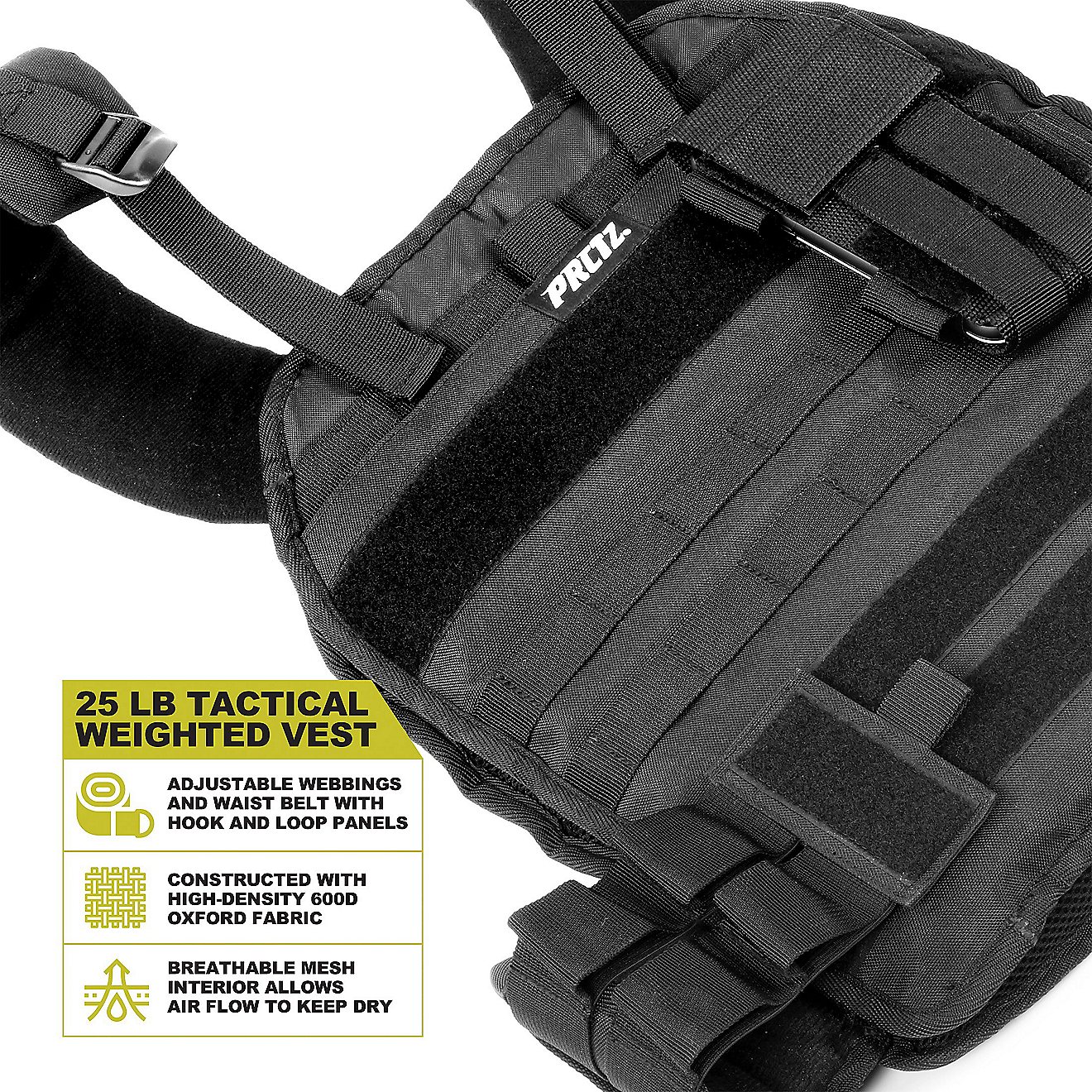 PRCTZ Adjustable Tactical Weight Vest                                                                                            - view number 3