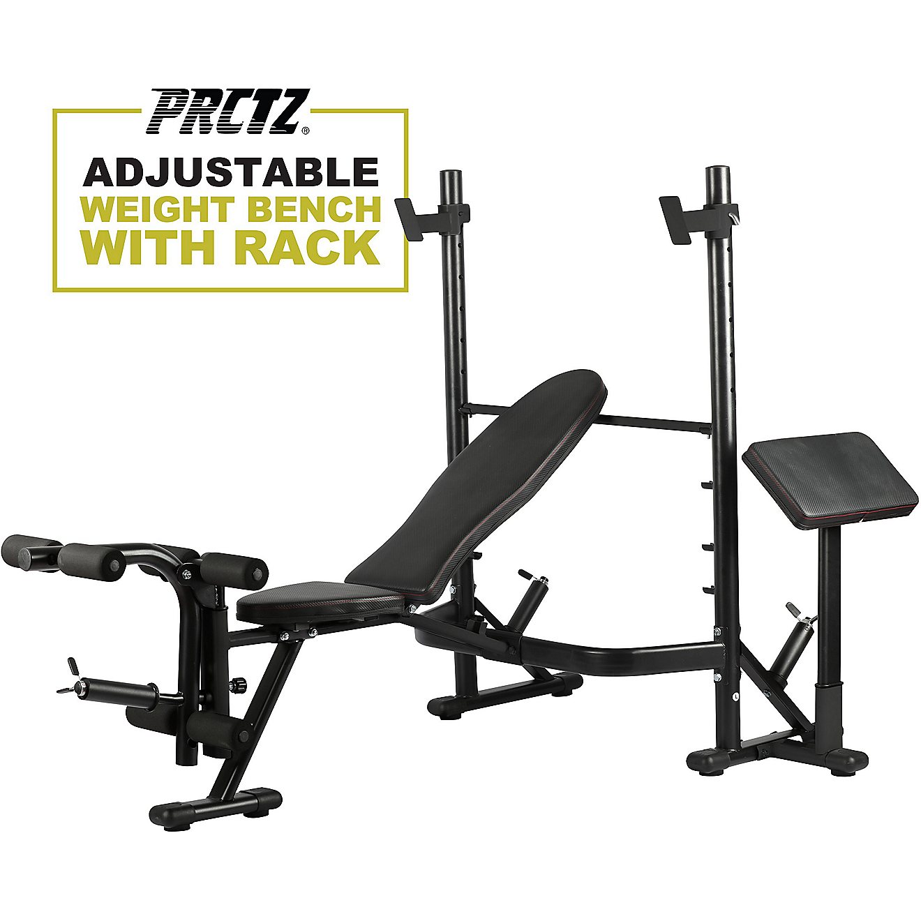 PRCTZ Adjustable Weight Bench and Squat Rack                                                                                     - view number 1