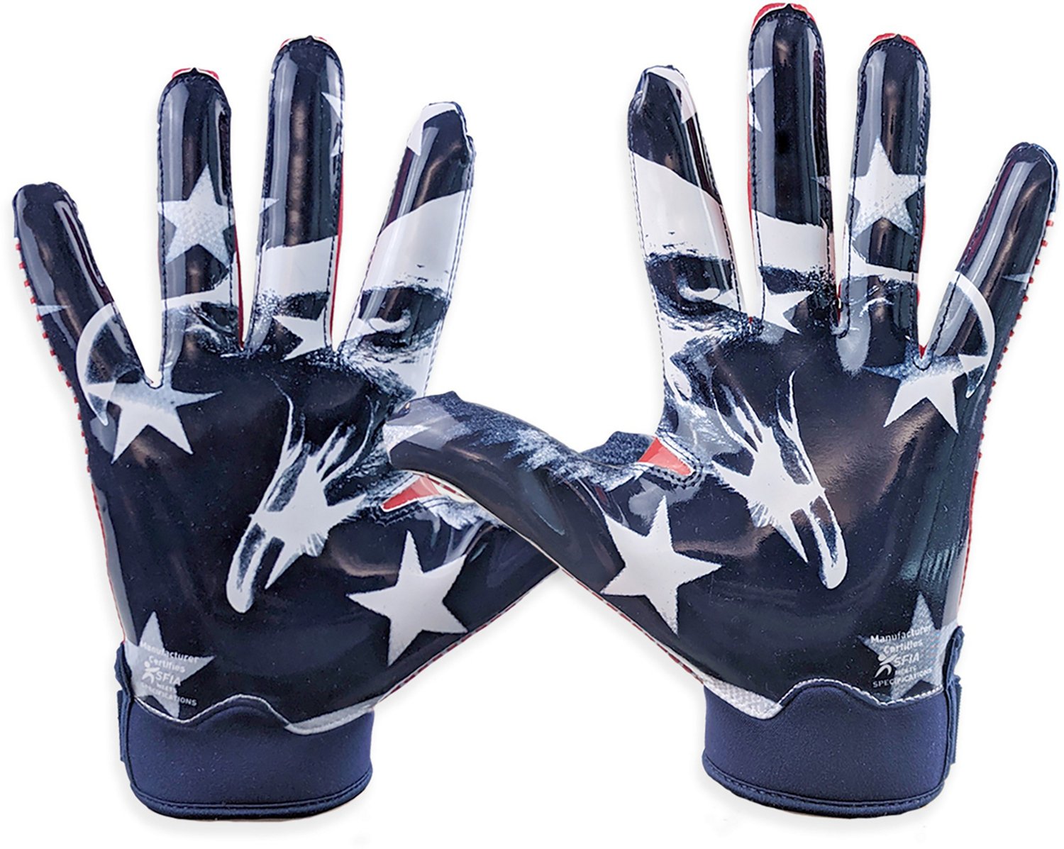 Battle Adults' Doom USA Football Gloves - view number 3