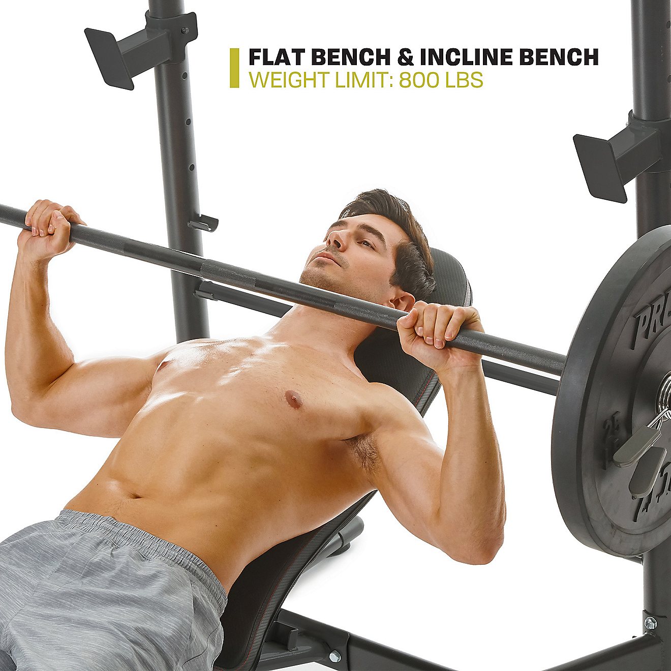 PRCTZ Adjustable Weight Bench and Squat Rack                                                                                     - view number 5