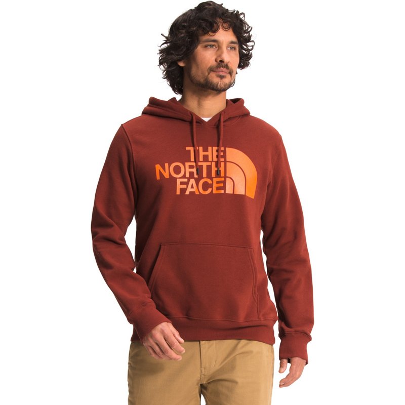 The North Face Men's Half-Dome Pullover Hoodie Brick House Red, Large - Men's Longsleeve Outdoor Tops at Academy Sports product image