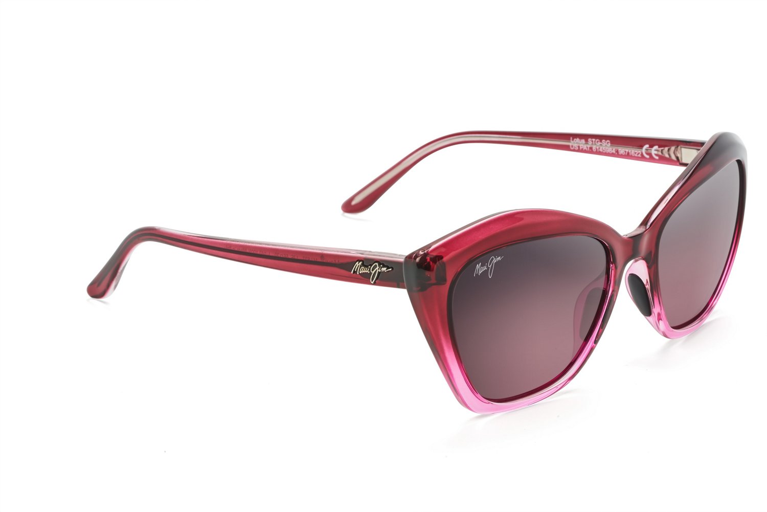 Maui Jim Women's Lotus Polarized Cat Eye Sunglasses Academy