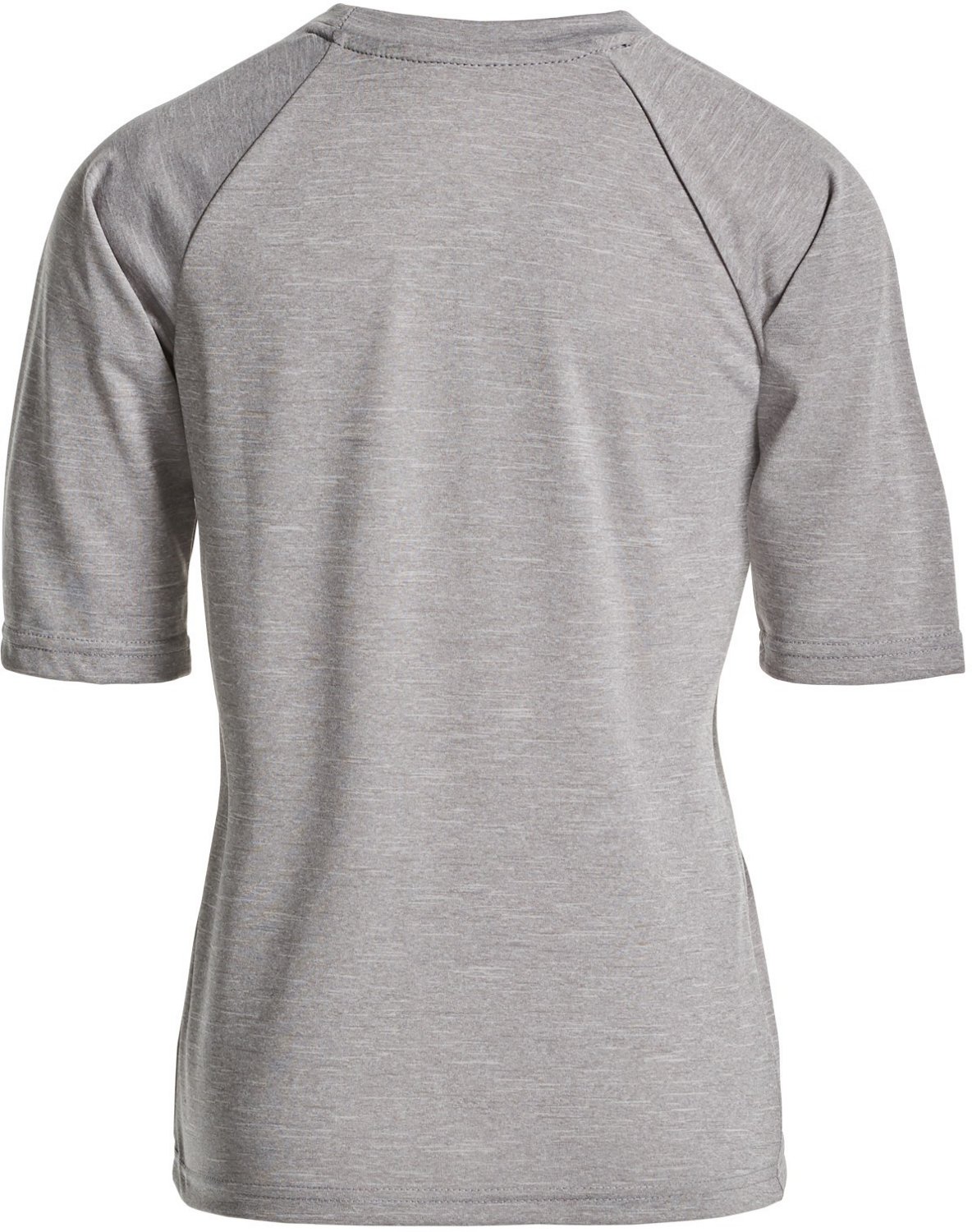 Nike Boys' Heather Short Sleeve Hydroguard Rash Guard                                                                            - view number 2