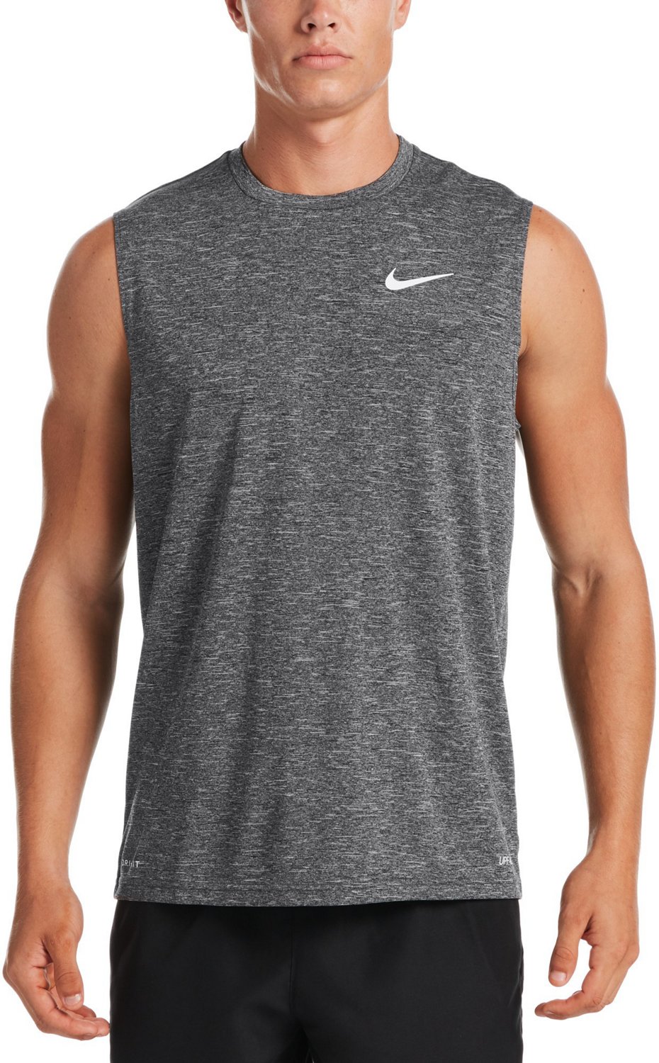 Nike Men's Swim Heather Sleeveless Hydroguard Top | Academy