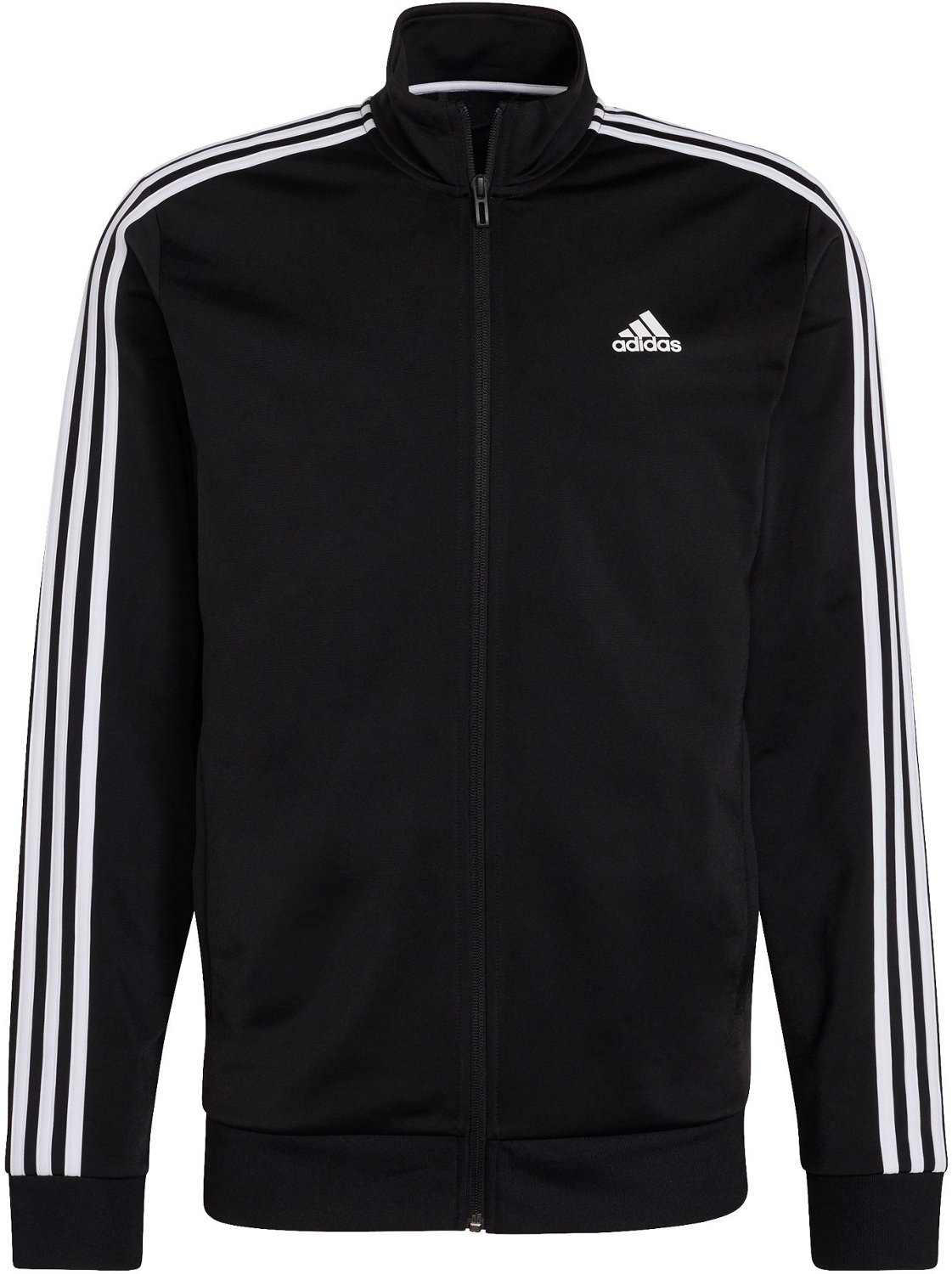 adidas Men s 3 Stripe Tricot Track Jacket Academy