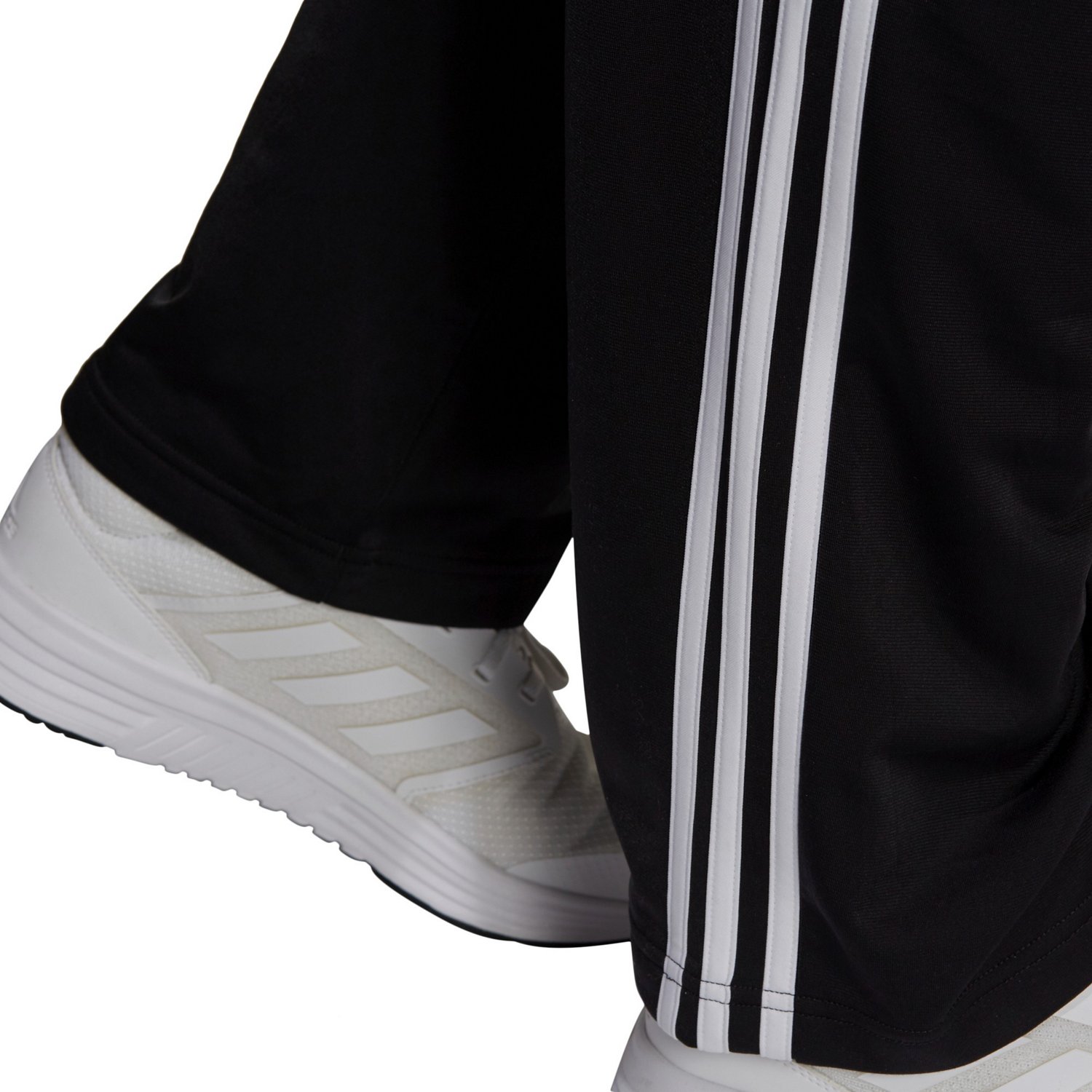 adidas Essentials Warm-Up Tapered 3-Stripes Track Pants - Black, Men's  Training