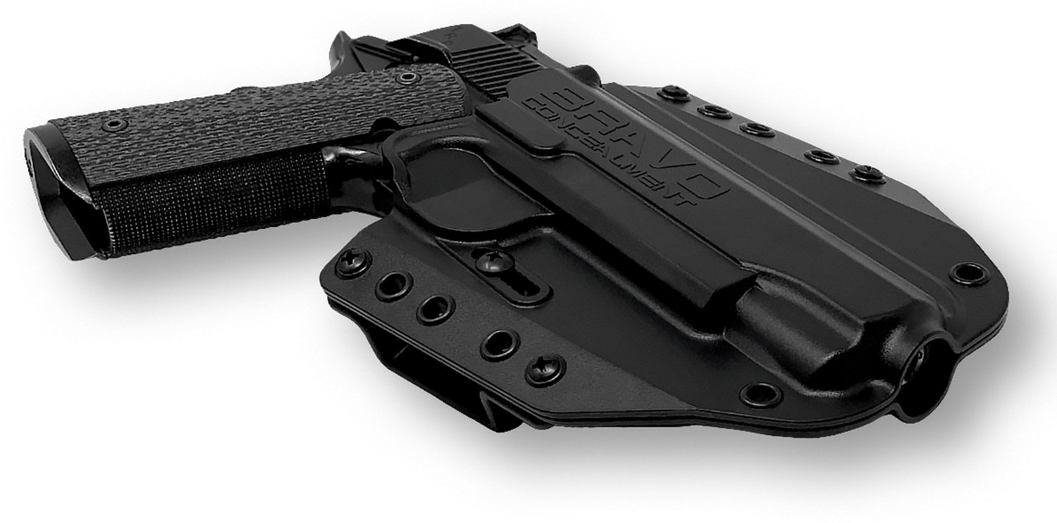 Bravo Concealment: 1911 (4.25-5) non rail / rail .45acp OWB Holster