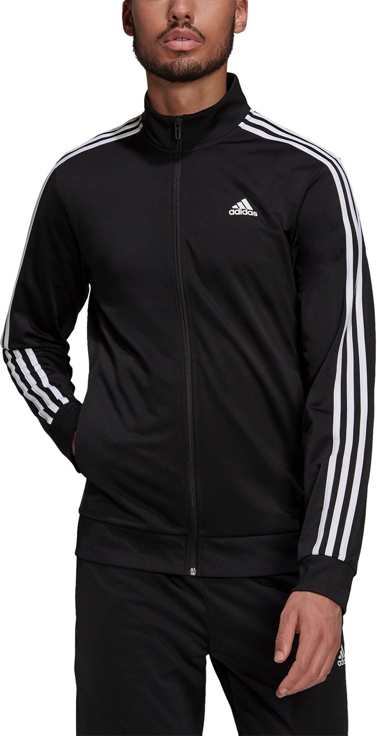 adidas Men’s 3-Stripe Tricot Track Jacket                                                                                      - view number 1 selected