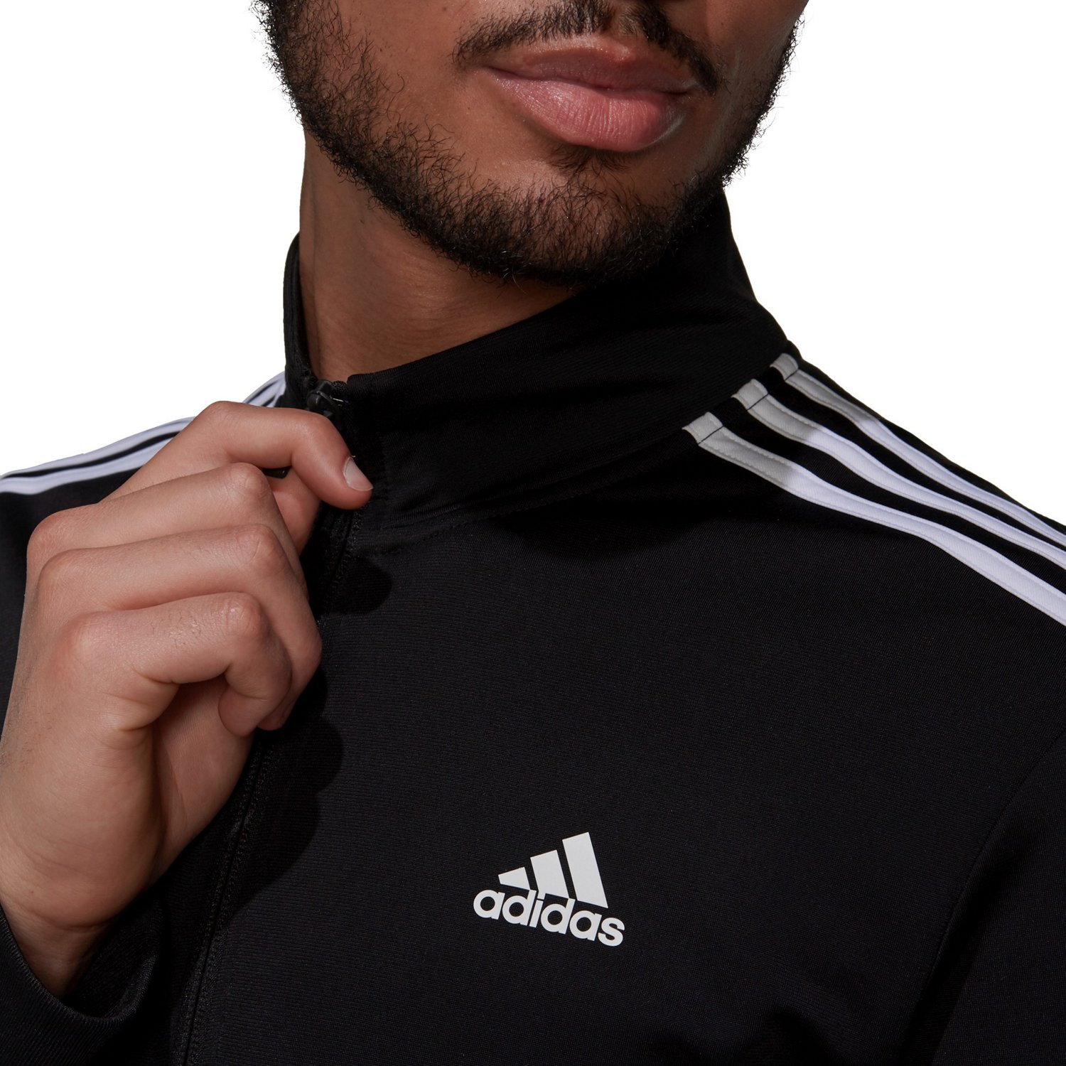 adidas Men’s 3-Stripe Tricot Track Jacket                                                                                      - view number 3