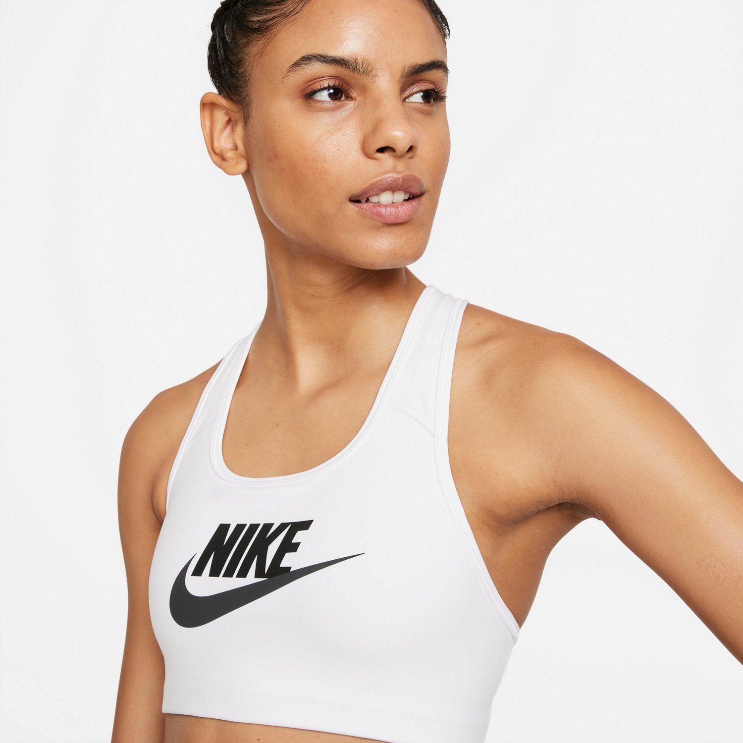 Nike Women's Dri-FIT Swoosh Medium Support Sports Bra                                                                            - view number 3