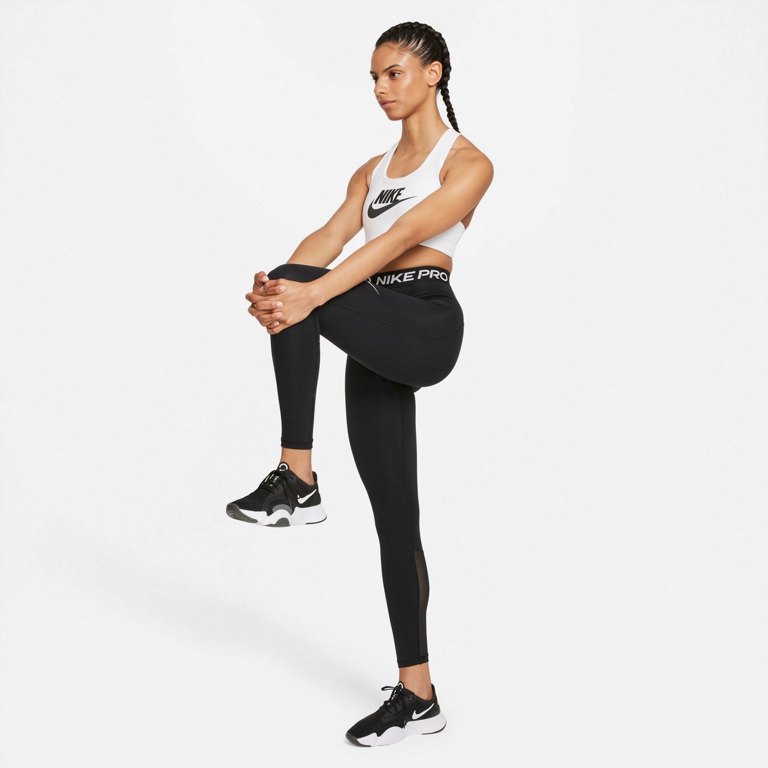 Nike Women's Dri-FIT Swoosh Medium Support Sports Bra                                                                            - view number 5