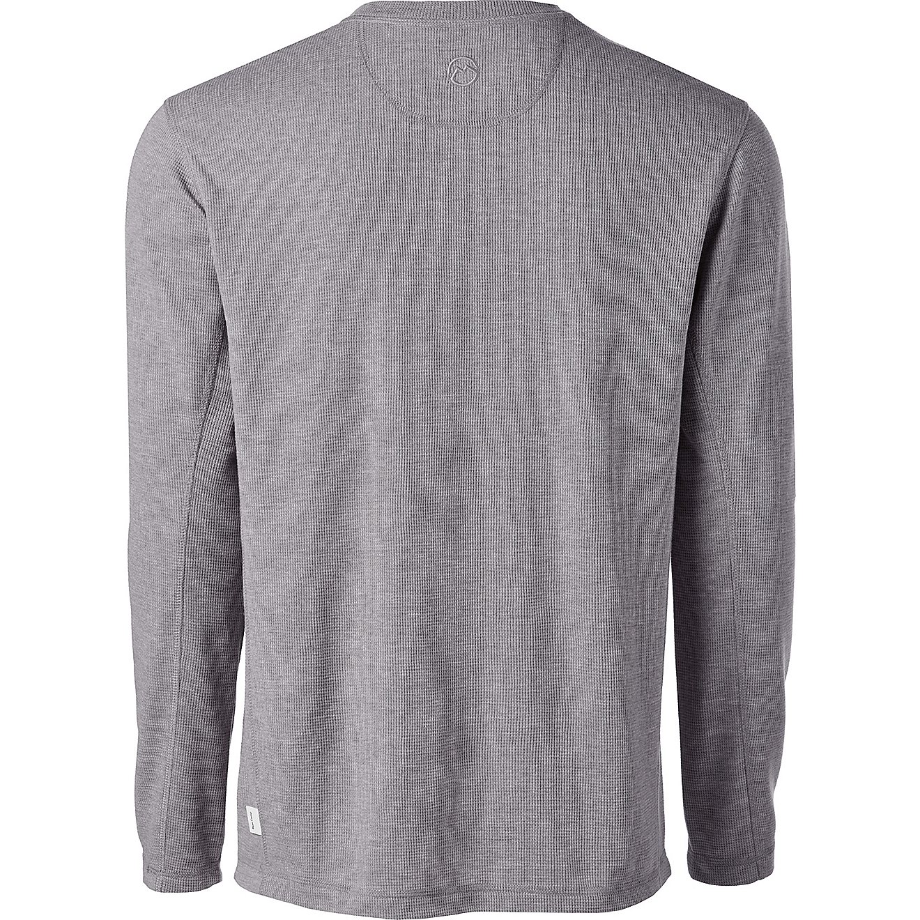 Magellan Outdoors Men's Base Camp Thermal Heathered Long Sleeve Crew Top                                                         - view number 2