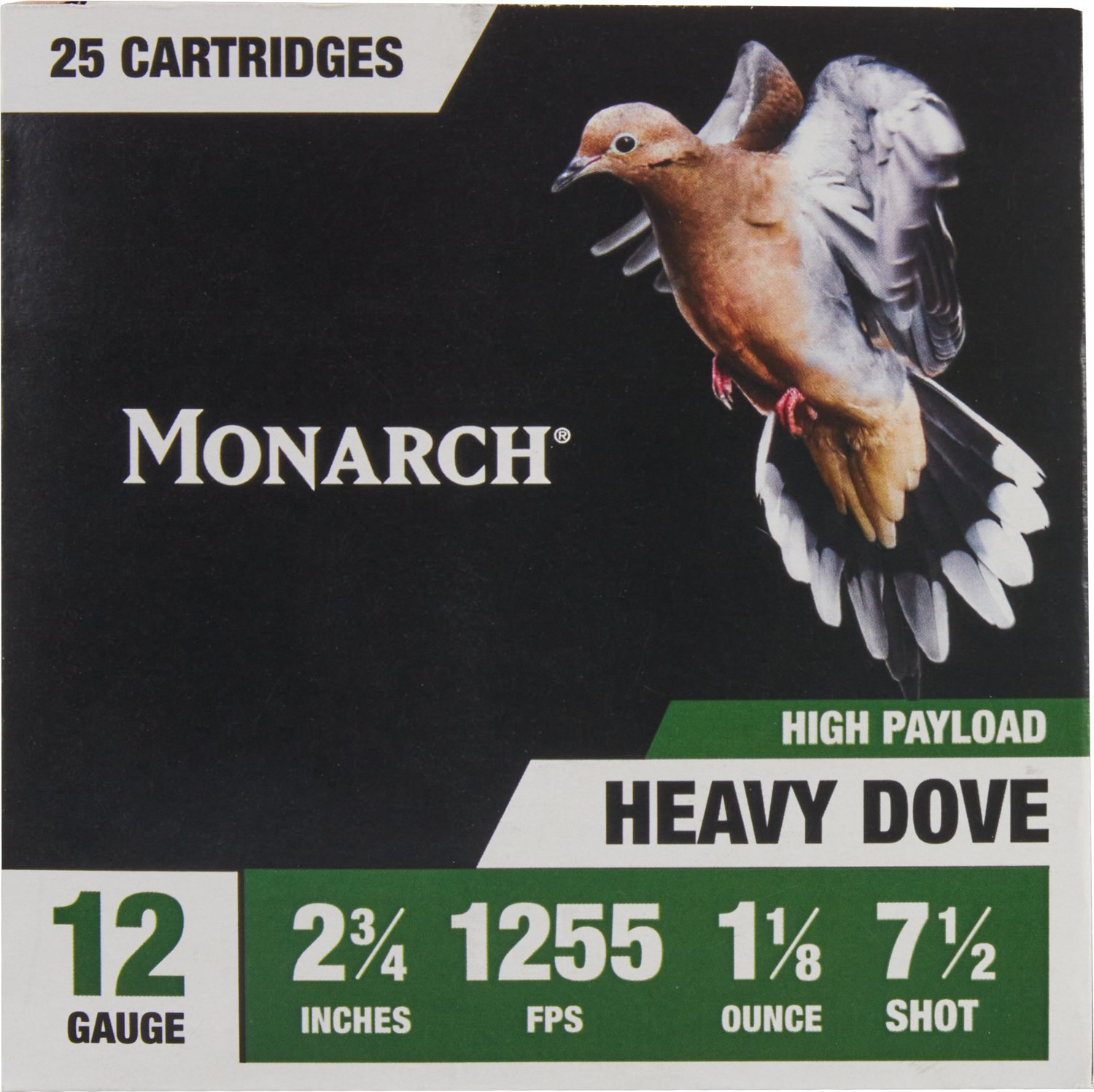 Monarch 12-Gauge 6 Shot Heavy Dove Shotshells - 25 Rounds                                                                        - view number 5