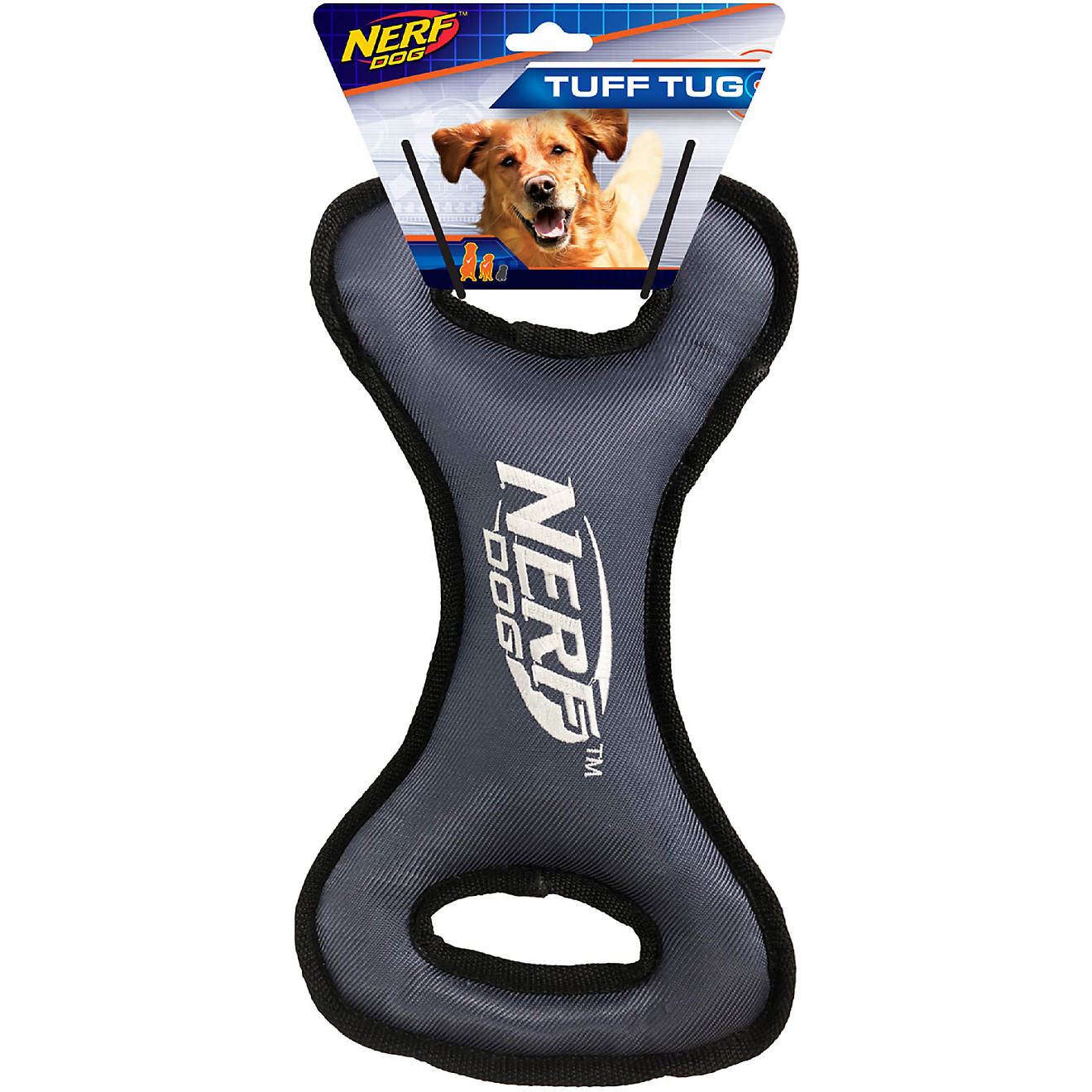NERF Dog 12.5 in Tuff Rubber Nylon Plush Infinity Tug                                                                            - view number 1