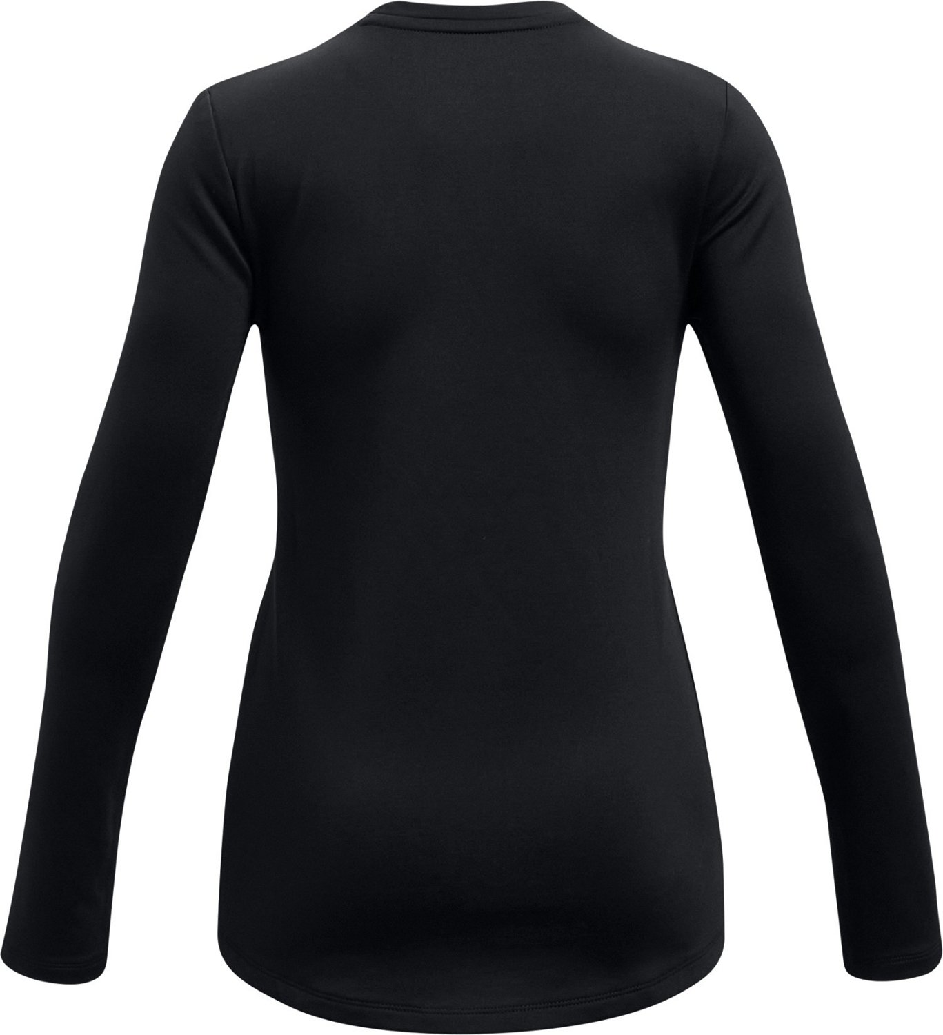 UNDER ARMOUR Girls Youth COLD GEAR FITTED LONG SLEEVE SHIRT Sz M,XL Black  New