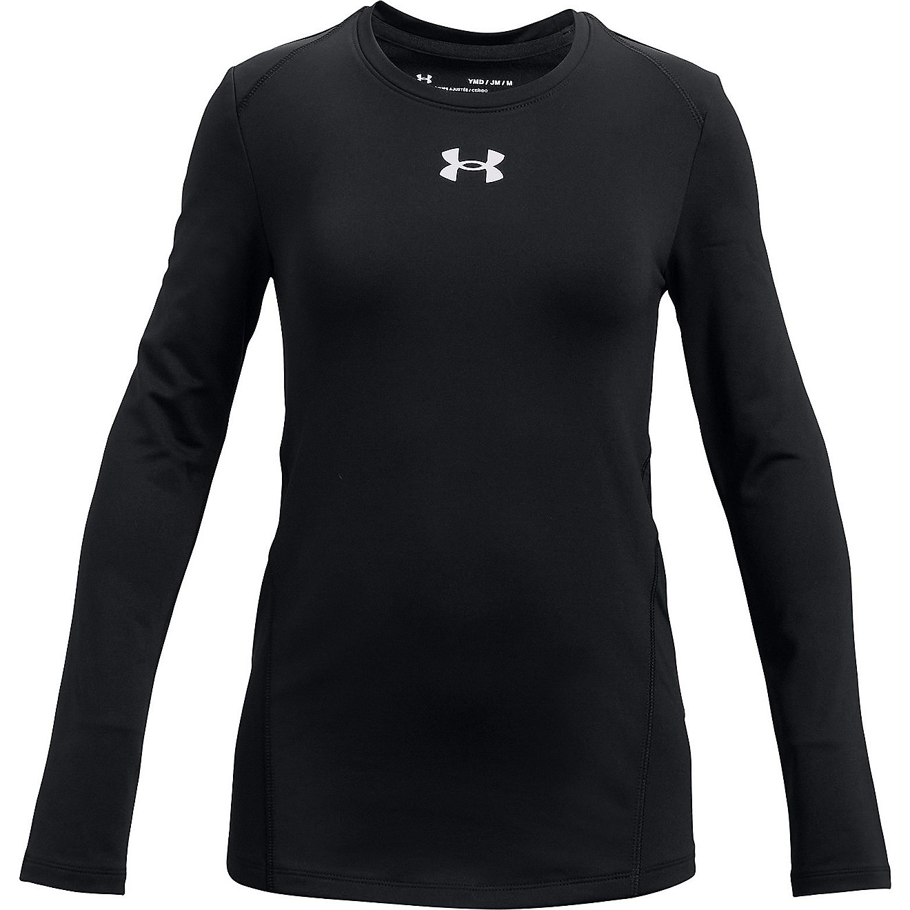 Under Armour Girls' ColdGear Long Sleeve Crew Top                                                                                - view number 1