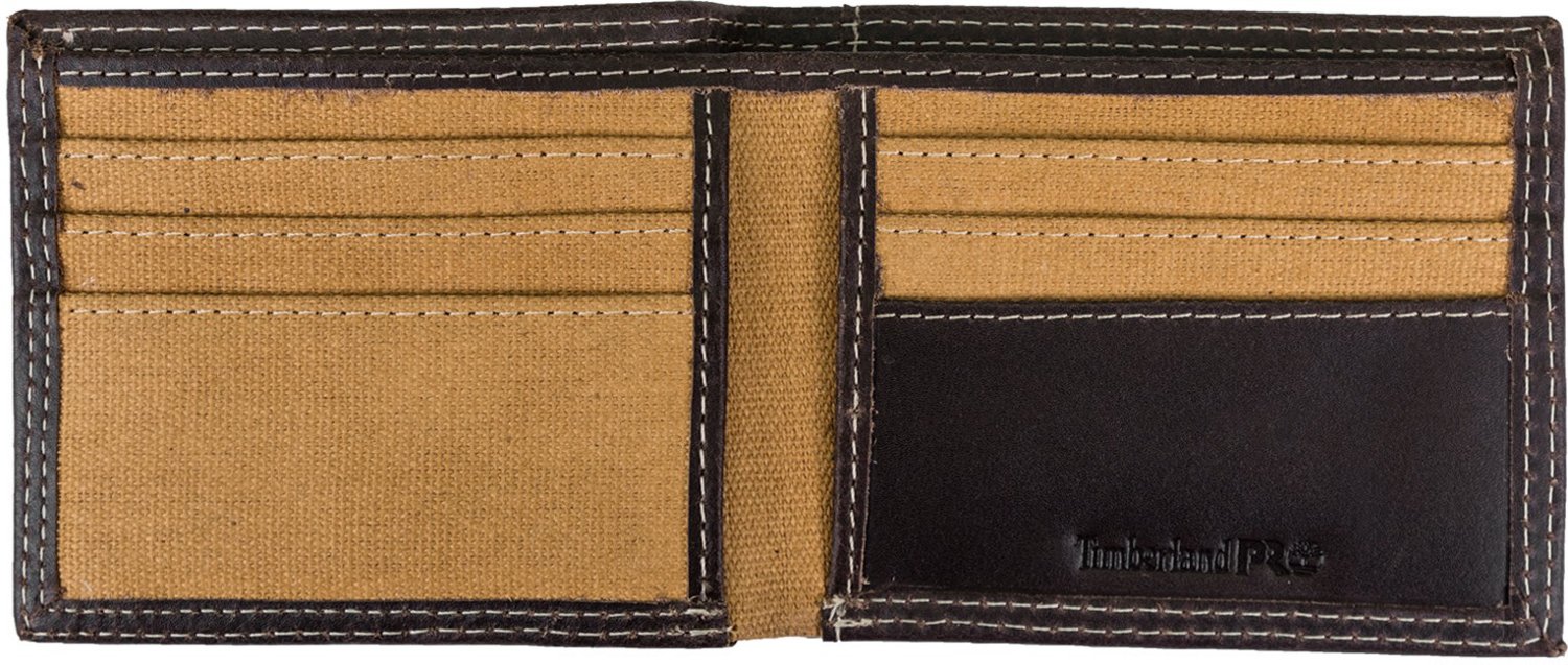 Timberland Pro Canvas Leather Whitney RFID Billfold Wallet                                                                       - view number 2