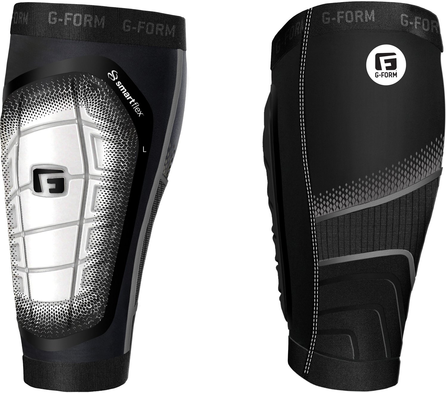  G-Form Pro-S Elite Soccer Shin Guards - Soccer Pads for Adults  - Athletic Gear - Black/Red, Small : Sports & Outdoors