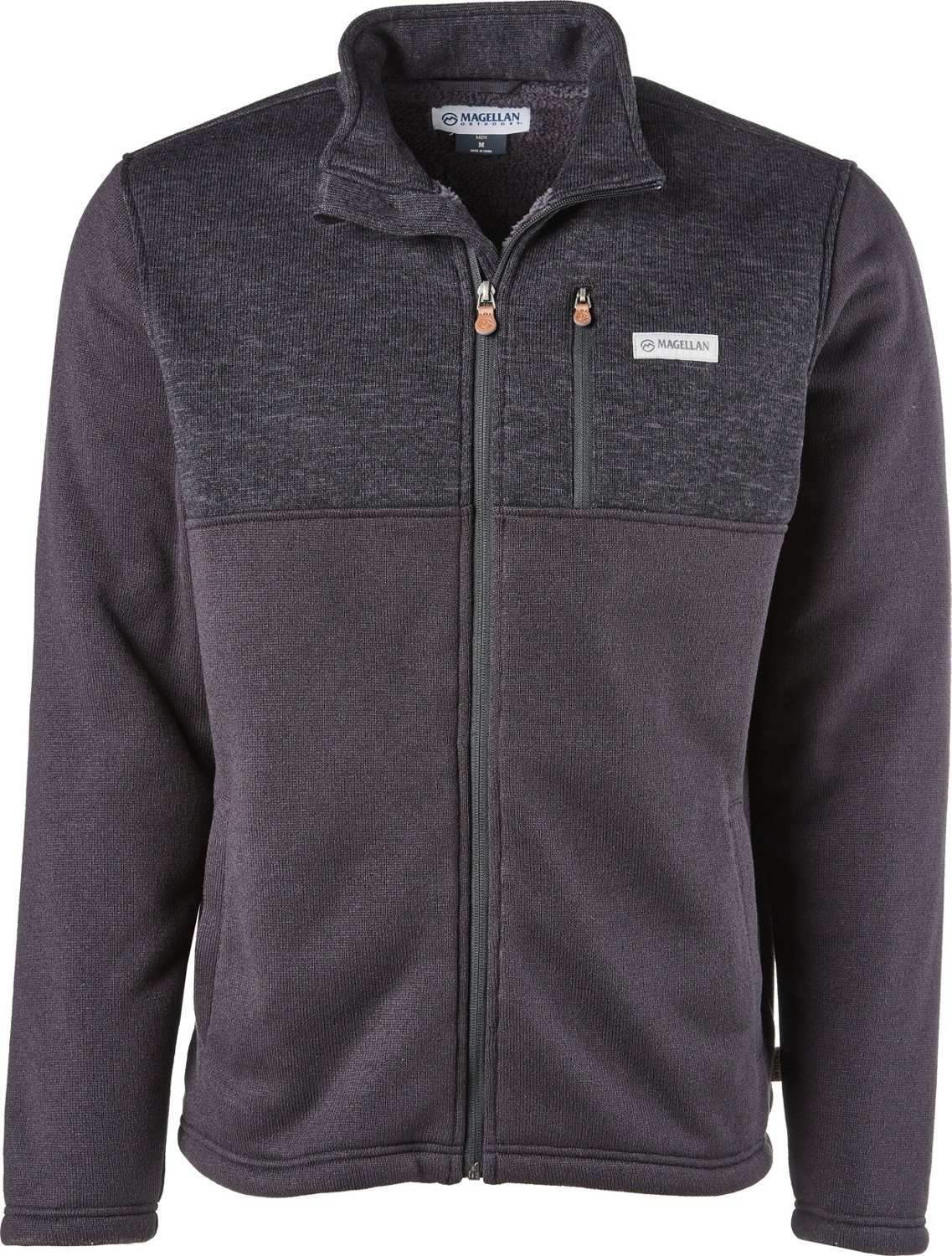 Magellan Outdoors Men's Sweater Fleece Jacket Academy