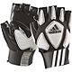 adidas Youth Scorch Destroy 1/2 Finger Lineman Football Gloves                                                                   - view number 2 image