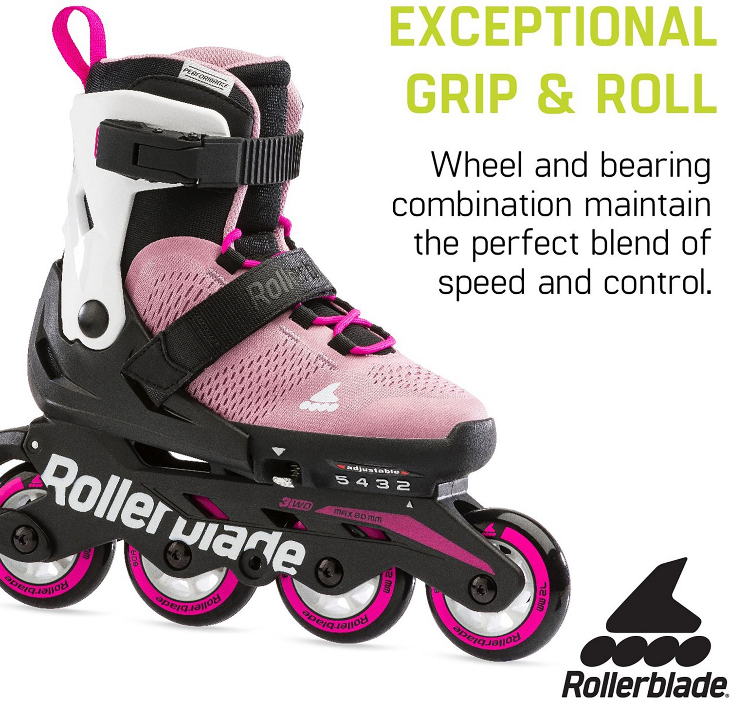 Rollerblade Girls' Microblade 11J-1 Adjustable In-Line Skates