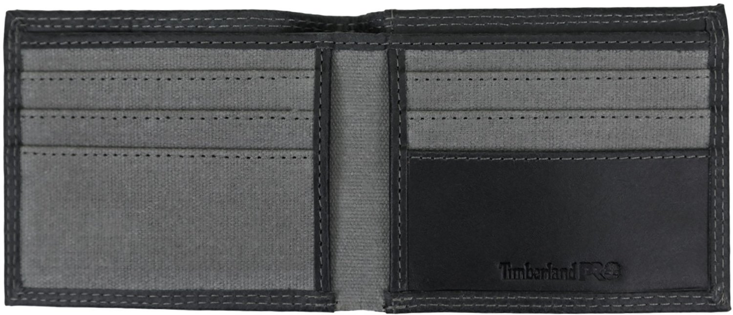 Timberland Pro Canvas Leather Whitney RFID Billfold Wallet                                                                       - view number 2