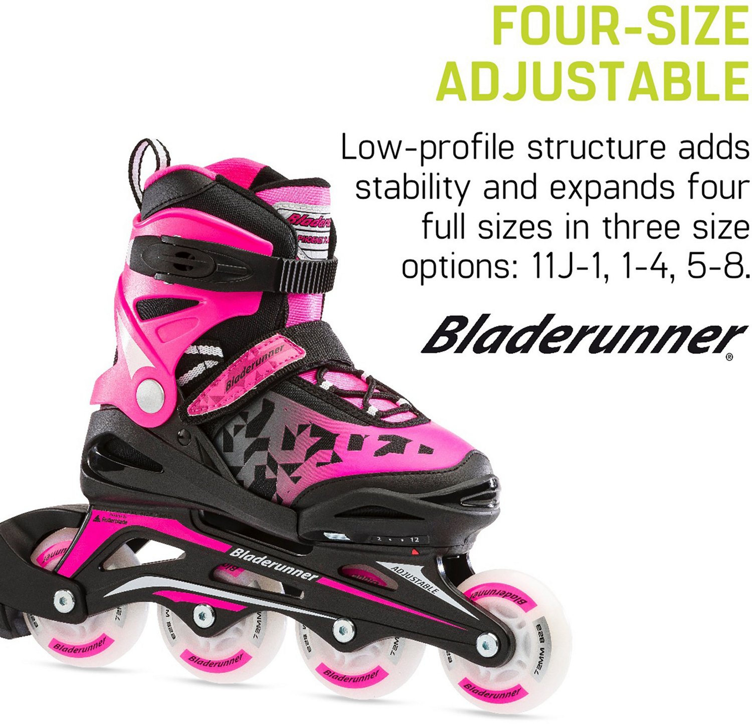 Rollerblade Girls' Phoenix Flash 12J-2 Adjustable LED In-Line Skates                                                             - view number 7