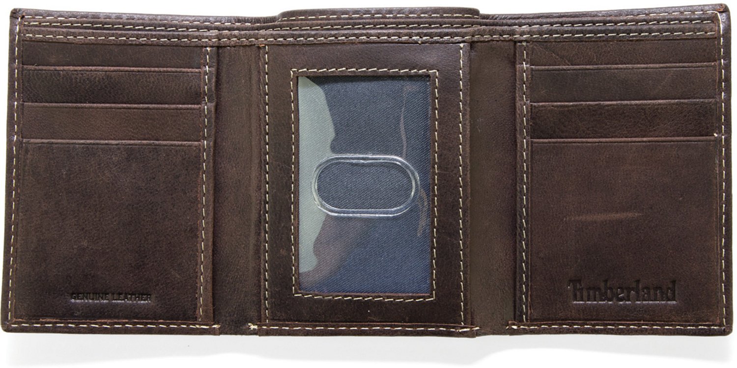 timberland cloudy trifold wallet