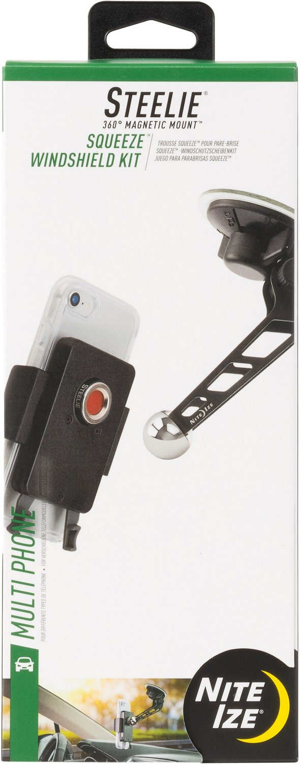 Nite Ize Steelie Squeeze Windshield Kit Academy