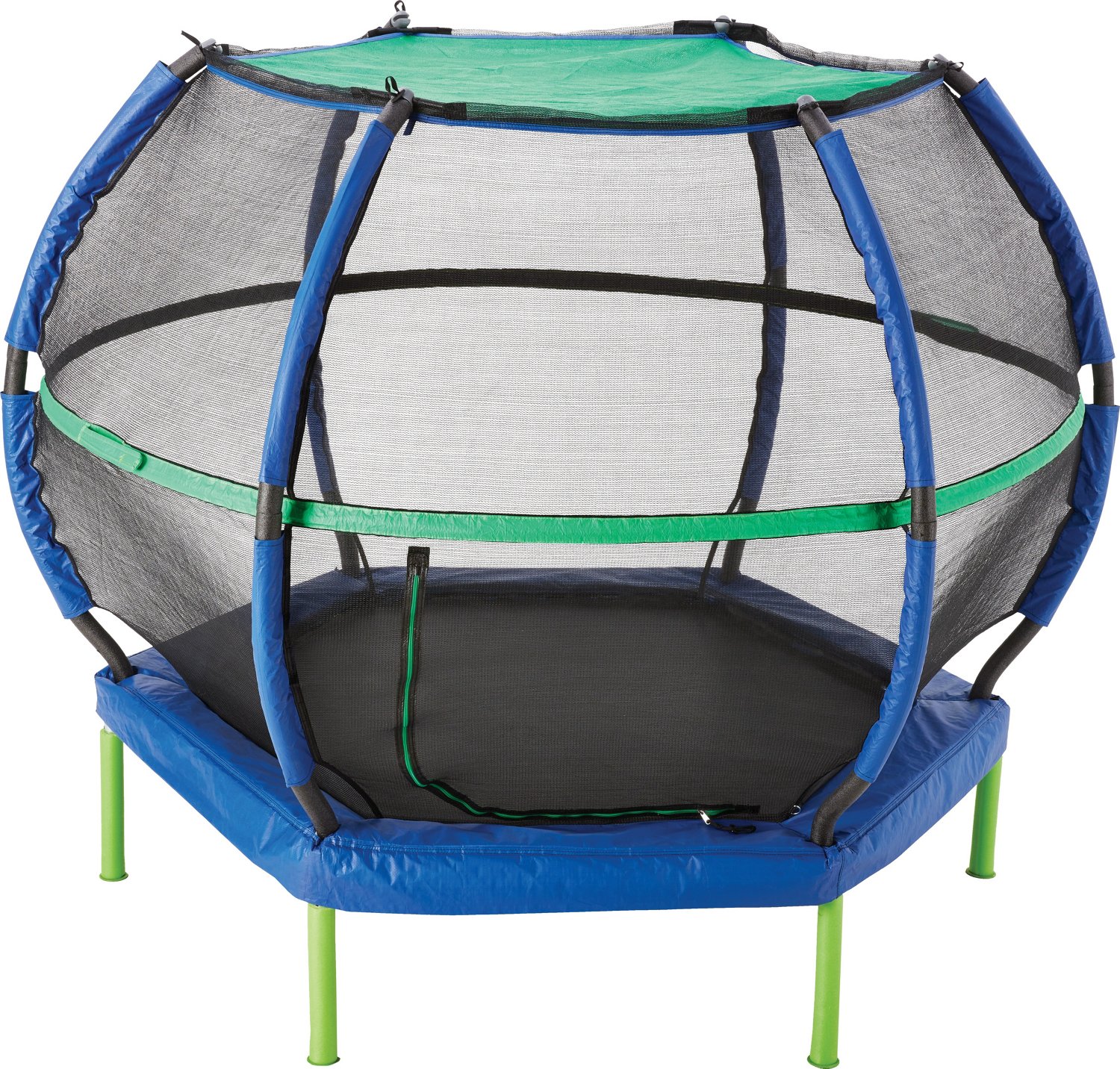 7 ft clearance trampoline with enclosure