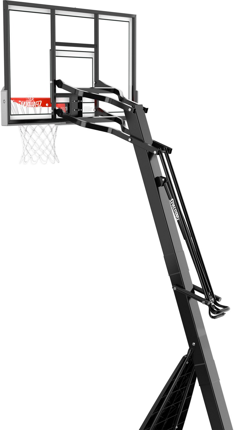 Spalding 54 Performance Acrylic AccuGlide Portable Basketball Hoop