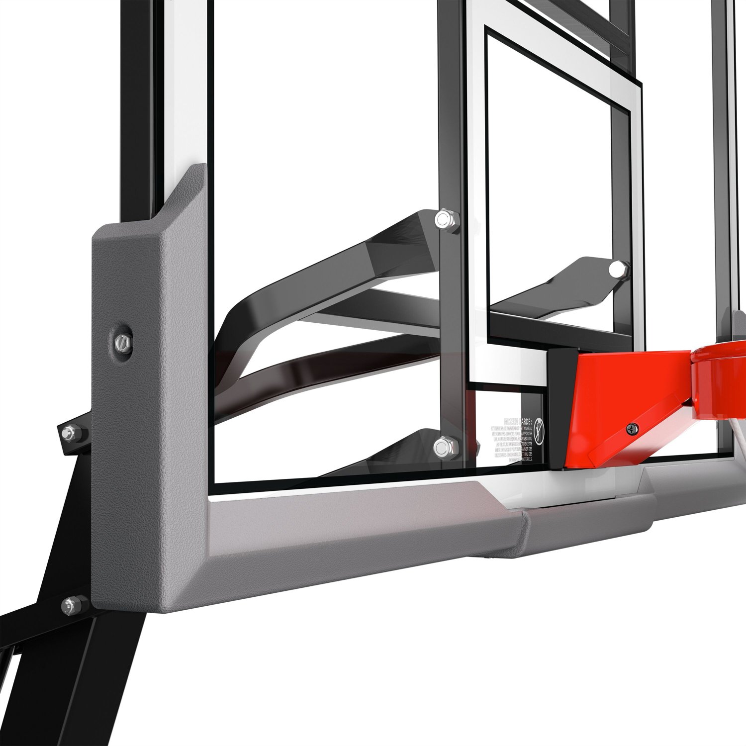 Spalding Accuglide 54 in Portable Acrylic Basketball Hoop Academy