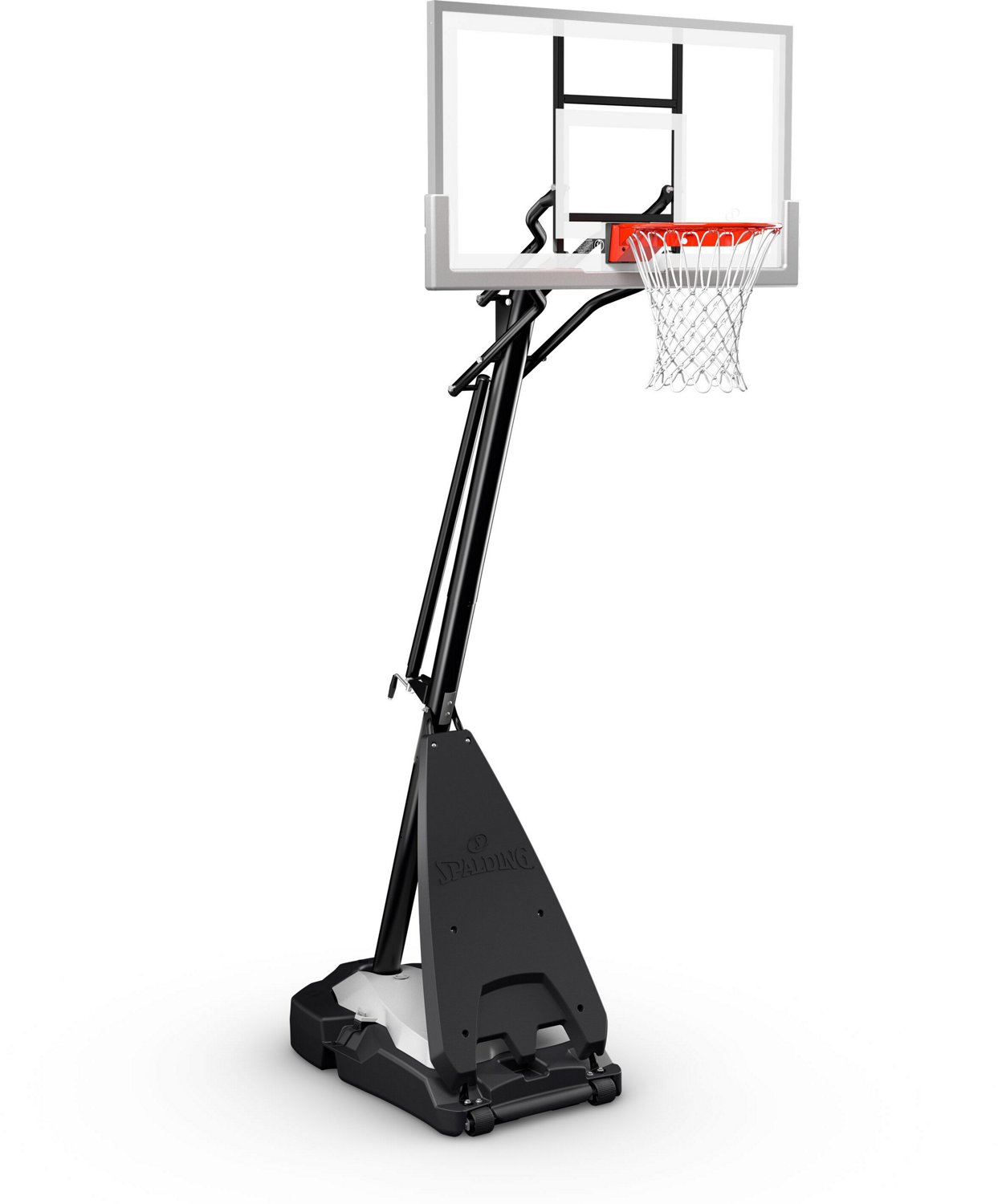 Spalding Ultimate Hybrid 54 Glass Portable Basketball Hoop