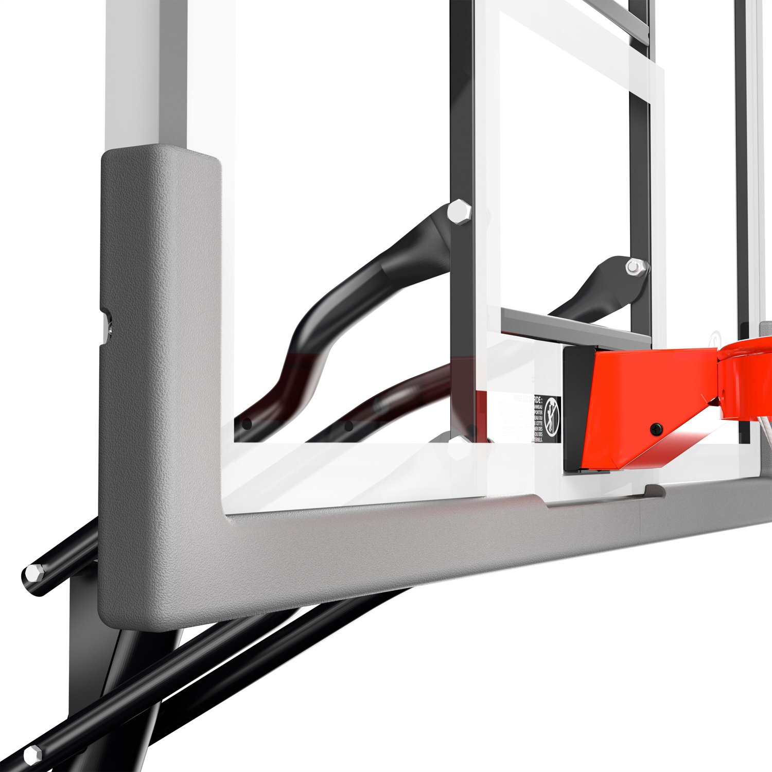 Spalding Hybrid 54 in Portable Basketball Hoop                                                                                   - view number 4