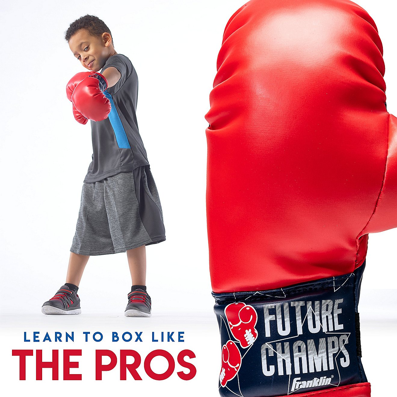 Franklin Kids' Soft Sport Boxing Gloves                                                                                          - view number 6