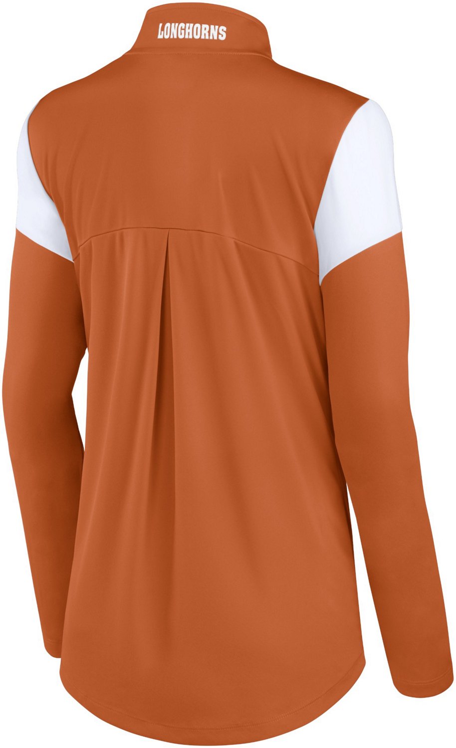 Fanatics Women's University of Texas Block Party Polyester 1/4-Zip Pullover                                                      - view number 3
