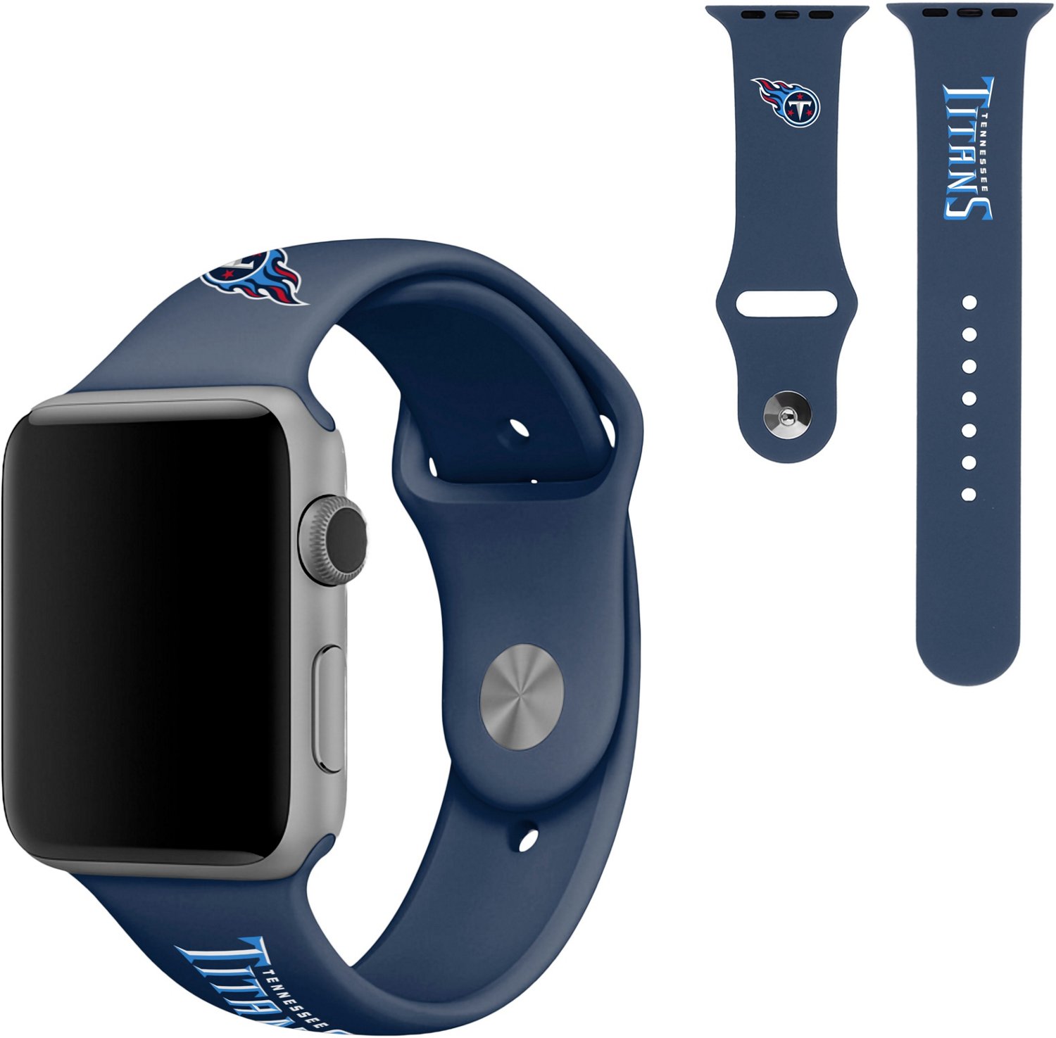 NFL Dallas Cowboys Apple Watch Compatible Silicone Band 42/44/45mm - Blue