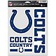 WinCraft Indianapolis Colts Fan Decal 3-Pack                                                                                     - view number 1 selected