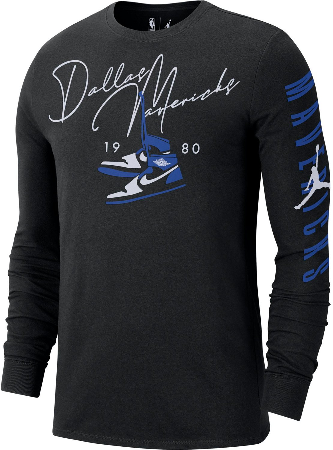 Nike Men's Dallas Mavericks Courtside Statement Long Sleeve T-Shirt ...